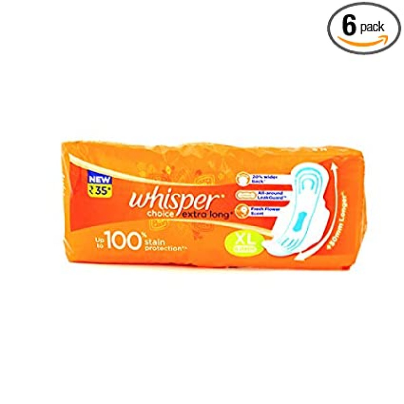 Whisper Choice XL 6 Pads 34